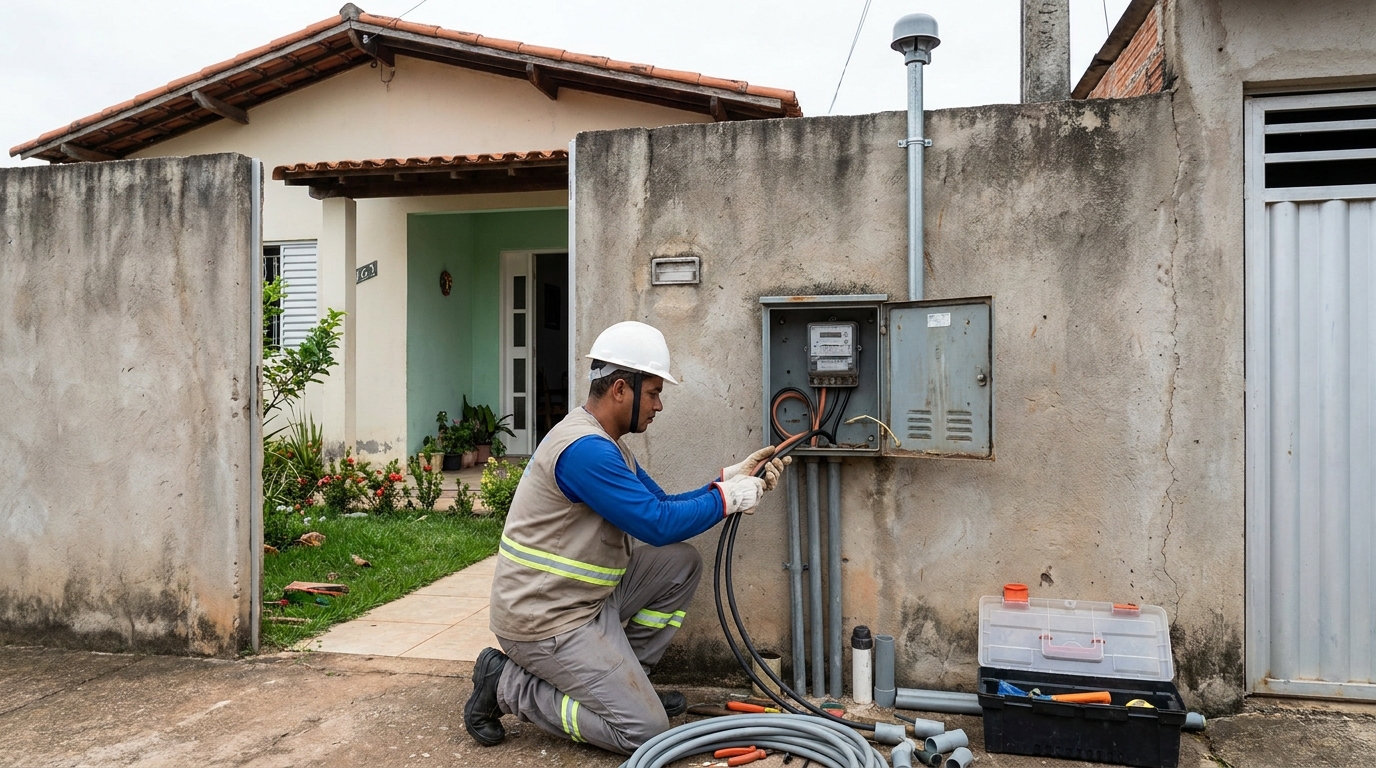 Instalacao de padrao de energia em Niterói‑RJ